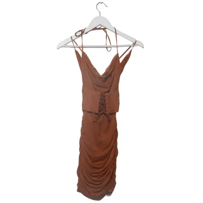 Jurk (Bruin) van Oh Polly Elastaan, Polyester