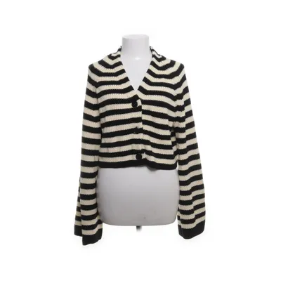 Cardigan (Noir, Blanc) de Edited Coton biologique, Polyamide, Laine