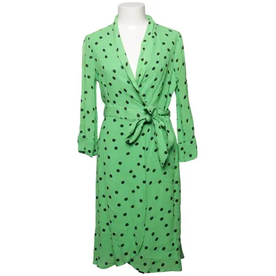 Omlottklänning (Grön, Svart) från Ganni Viskos