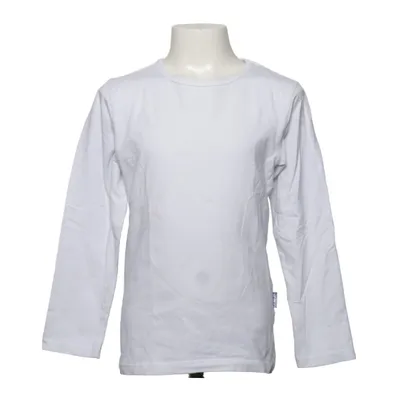 T-shirt à manches longues (Blanc) de Claesen's Coton, Élasthane