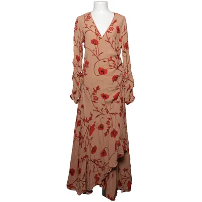Wikkeljurk (Beige, Rood, Meerkleurig) van Johanna Ortiz x H&M Viscose