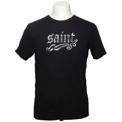 T-shirt (Zwart) van Saint Katoen