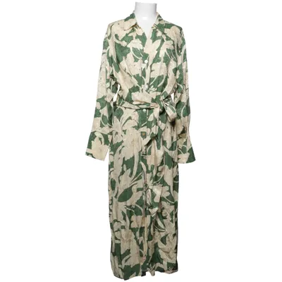 Blousejurk (Groen, Beige) van Mango Viscose