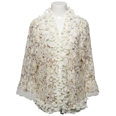 Blus (Beige, Vit) från Alexo