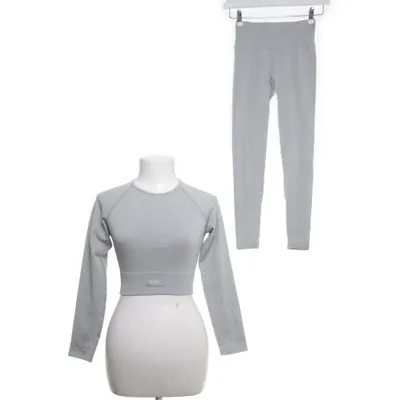 Trainingsset (Grijs) van The Lola Club Nylon, Elastaan