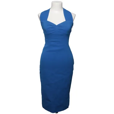 Robe (Bleu) de Karen Millen Acétate, Élasthane, Polyester, Viscose