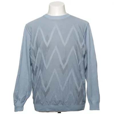 Pull-over (Bleu) de Belika Acrylique, Coton