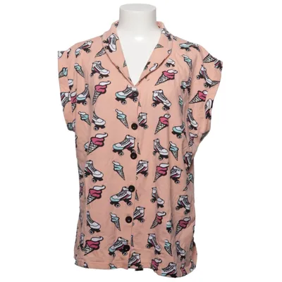 Short sleeve shirt (Beige, Multicolored) from Pussy Deluxe