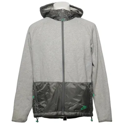 Hoodie (Gray, Multicolored) from Nike Cotton, Nylon, Polyester