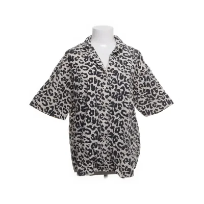 Korte mouwen shirt (Beige, Zwart) van Vivi Mari Katoen, Tencel