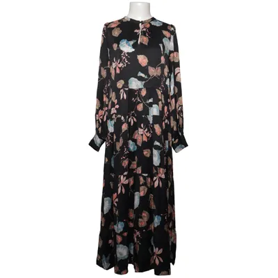 Robe longue (Noir, Multicolore) de Dea Kudibal Élasthane, Soie