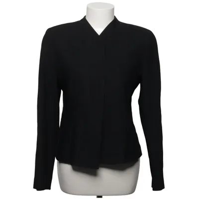 Blazer (Noir) de Giorgio Armani Cupro, Laine