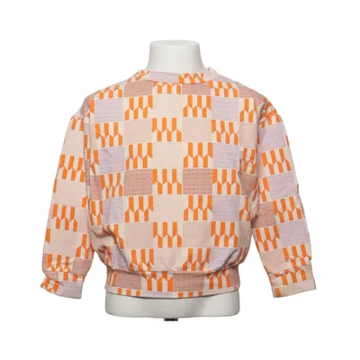 Sweatshirt (Orange, Lilla, Flerfarvet) fra Mixed Grill Banjul Elastan, Økologisk bomuld