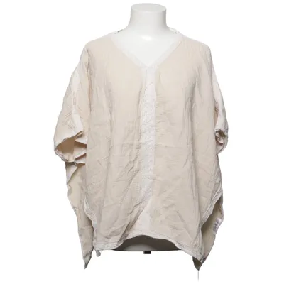 Poncho (Beige, Vit) från Lux