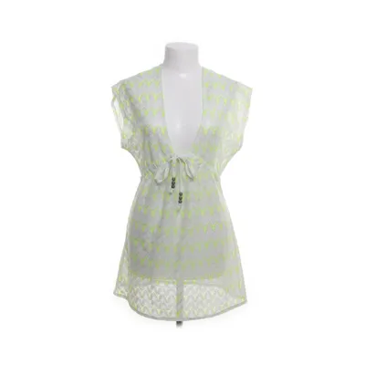 Strandklänning (Vit, Grön) från Ocean Club Metallfiber, Polyester