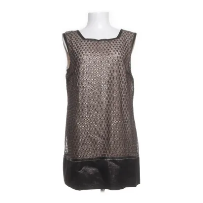 Dress (Gold, Black, Multicolored) from French Connection Metallic fiber, Nylon, Viscose