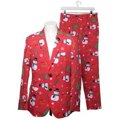 Anzug (Rot, Mehrfarbig) von Opposuits Polyester