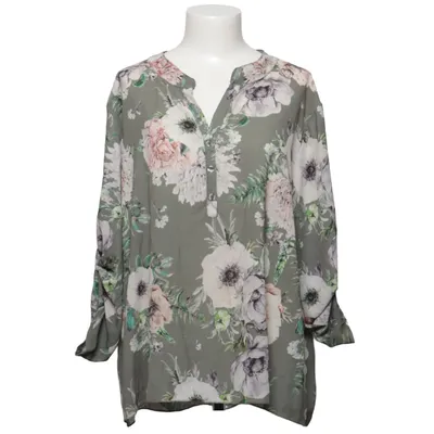 Blouse (Groen, Meerkleurig) van Lacony Elastaan, Polyester