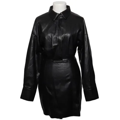 Robe (Corset Pu Shirt Dress) de NLY Trend Polyester, Polyuréthane