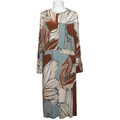 Robe (Marron, Bleu, Multicolore) de Alpha Studio Élasthane, Viscose