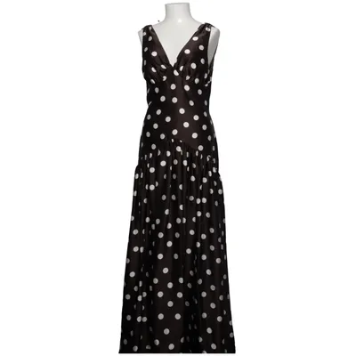 Robe longue (Marron, Blanc) de Adoore Polyester