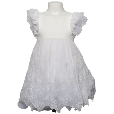 Flower girl dress (717916 7915) from Monnalisa Cotton, Polyester, Silk