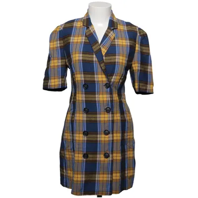 Shirt dress (Blue, Yellow, Multicolored) from Bershka