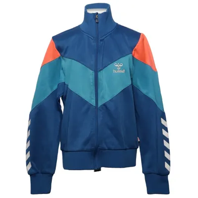 Trainingsjack (Blauw, Meerkleurig) van Hummel Katoen, Polyester