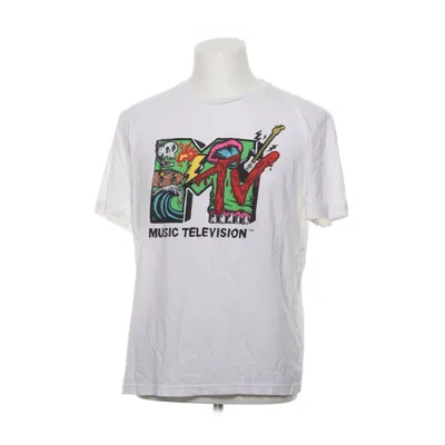 T-shirt (Vit, Flerfärgad) från H&M Bomull