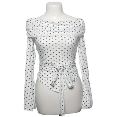 Top (Weiß, Schwarz) von Shein Elasthan, Polyester