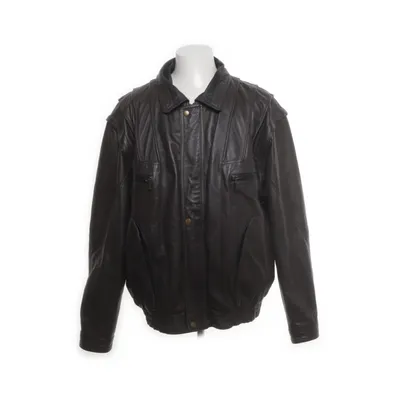 Läderjacka (Brun) från Leder Skinn, Polyester