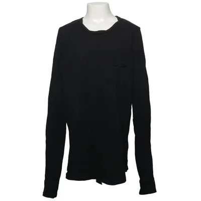 T-shirt à manches longues (Noir) de Basic U Coton biologique
