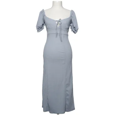 Maxikjole (Blå) fra Gina Tricot Elastan, Genanvendt polyester