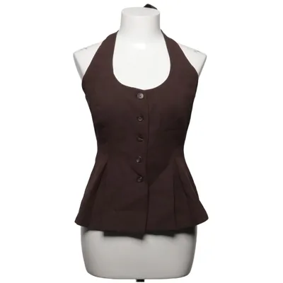 Haut dos-nu (Marron) de ASOS Design Coton, Lin, Polyester, Viscose