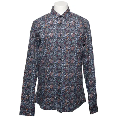 Shirt (Blue, Multicolored) from Stockholm Kravatt Cotton