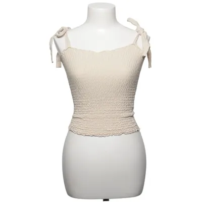 Crop top (Beige) van Ambar Katoen, Elastaan, Polyester
