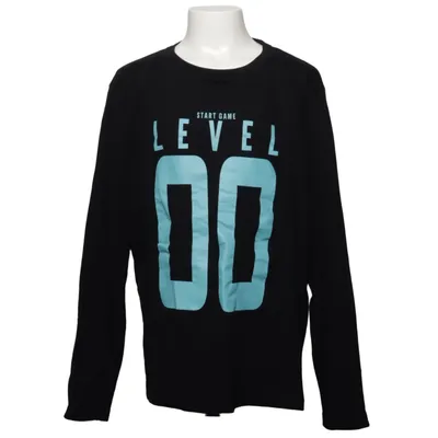 Long sleeve T-shirt (Black, Blue) from TXM Fashion Cotton