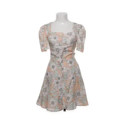 Dress (Beige, Multicolored) from Claudie Pierlot Cotton, Linen, Lyocell
