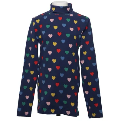 Turtleneck (Blue, Multicolored) from Mini Boden Cotton, Elastane