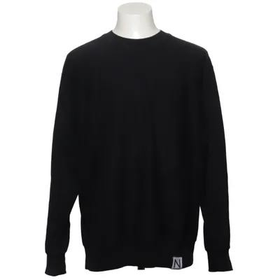 Sweatshirt (Noir) de New Black Coton, Polyester