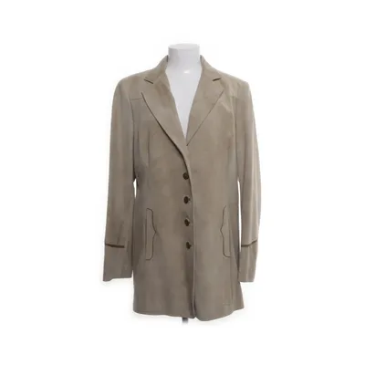 Leather jacket (Beige) from Meindl Acetate, Leather