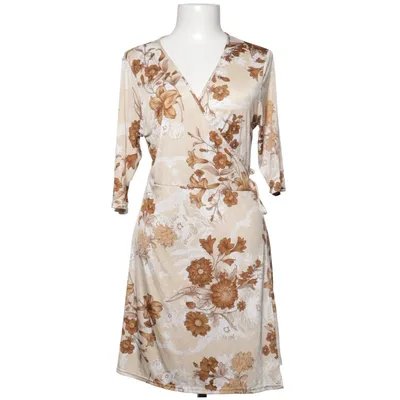 Slå-om-kjole (Beige, Brun) fra Sonic London Elastan, Polyester