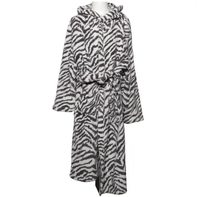 Bathrobe (White, Gray) from Hemtex Polyester