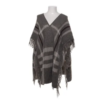 Poncho (Grå, Vit, Röd) från WalG Akryl, Alpackaull, Viskos