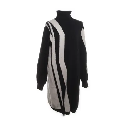 Turtleneck kjole (Sort, Beige) fra Object Nylon, Viscose