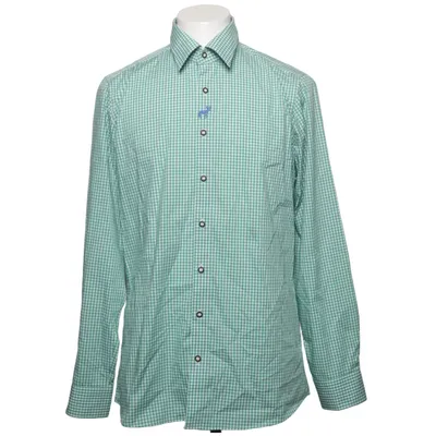 Chemise (Vert, Blanc) de Olymp Coton