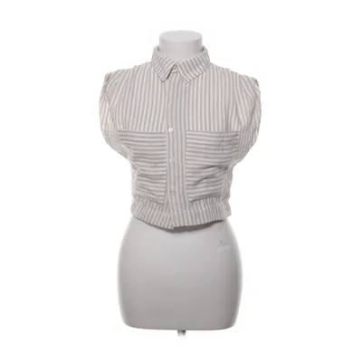 Crop top (Beige, Vit) från Topshop Linne