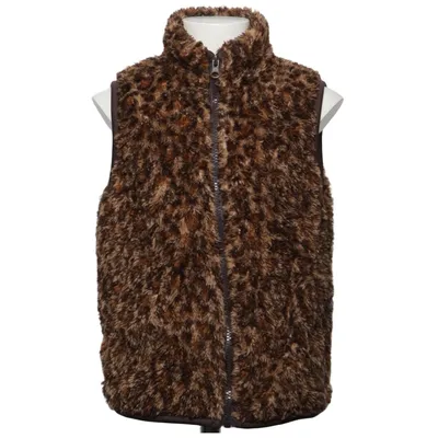 Outer vest (Brown, Black) from Jomake Polyester