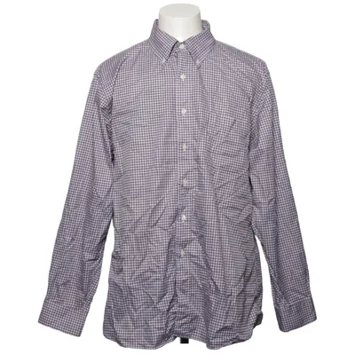 Buttondownskjorte (Hvid, Brun) fra Brooks Brothers