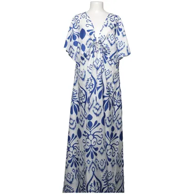 Maxi jurk (Blauw, Wit) van Shein Curve Polyester